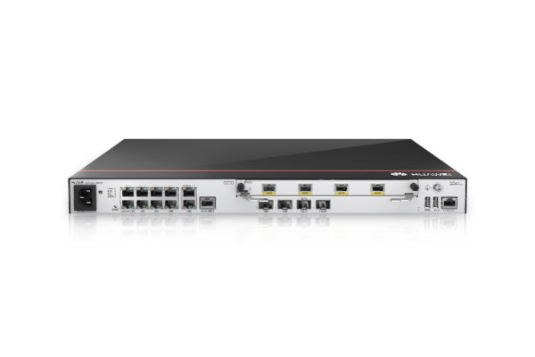 Roteador Empresarial Huawei AR6121 2Gbps + Portas Fixas WAN: 2xGE Combo, 1x10GESFP+ (Compatível com GE SFP) + Portas Fixas LAN: 1xGE Combo, 8xGERJ45 NetEngine