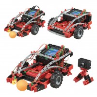 Kit de robotica FischerTechnik - 14 modelos 310 peças