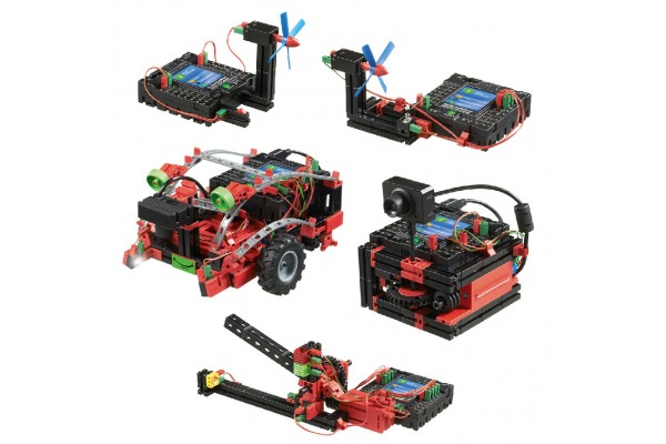 Kit de robotica Fischertech - 20 modelos 670 peças