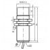 Sensor Capacitivo de Proximidade Pepperl-Fuchs CJ10-30GM-WS