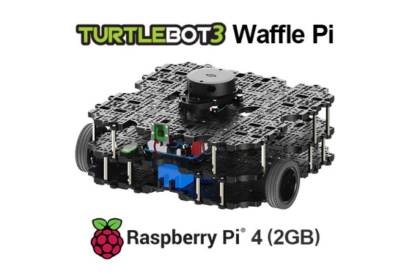 Robô Raspberry Pi 4 TURTLEBOT3 Waffle Robotis RPi4 2GB