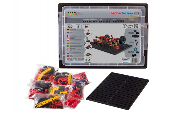 Kit Robotica Fischertechnik - 17 modelos 320 peças 26 experimentos