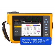 Analisador de Qualidade de Energia Fluke 1773 + Pontas de Corrente Analisador de Qualidade de Energia Fluke 1773 + Pontas de Corrente