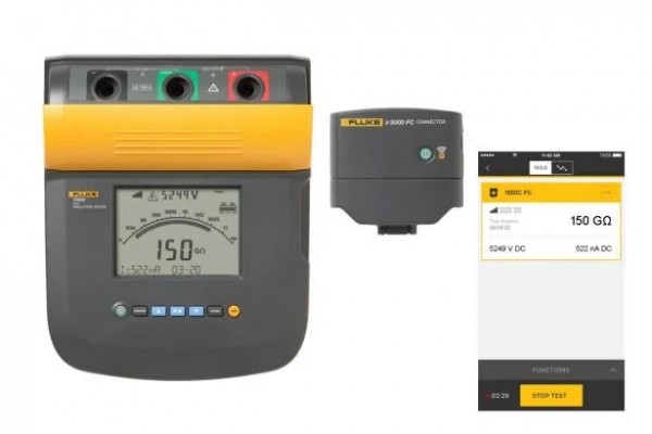 Testador Digital de Isolamento Fluke 1550C FC 5 kV
