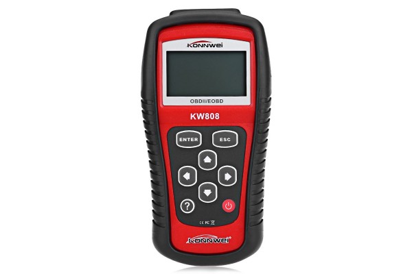Scanner de Diagnóstico Automotivo KONNWEI KW808 OBD2/EOBD Vermelho com preto 