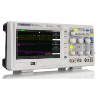 Osciloscópio Digital Siglent - SDS1000CNL+ 200MHz 2 canais