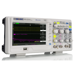 Osciloscópio Digital Siglent - SDS1000CNL+ 200MHz 2 canais