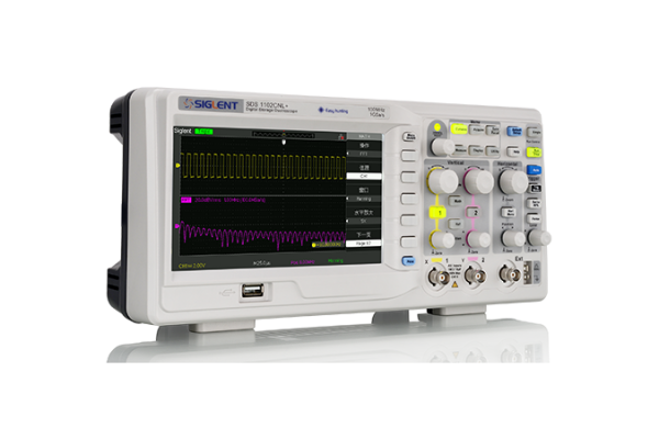 Osciloscópio Digital Siglent - SDS1000CNL+ 200MHz 2 canais