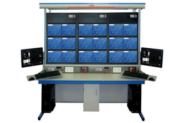 Bancada Didática Integrada de Eletrônica e Eletricidade Básica Ediibon LIEBA