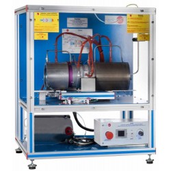 Bancada Didática Turbina a gás de fluxo axial controlada por computador Edibon TGFAC