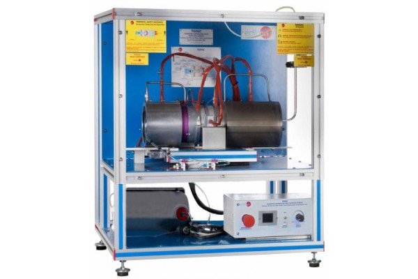 Bancada Didática Turbina a gás de fluxo axial controlada por computador Edibon TGFAC