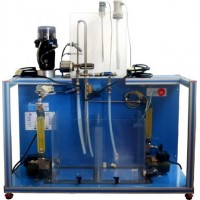 Bancada Didática de Controle de Processos Controlado por Computador com válvula de controle pneumática Edibon UCPCN