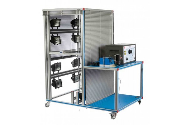 Bancada Didática de Energia Solar Fotovoltaica, Controlado por Computador Edibon EESFC