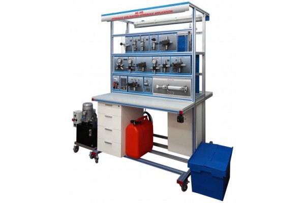 Bancada Didática de Hidráulica e Eletro-Hidráulica Edibon AE HD