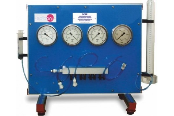 Bancada Didática de Sistema de Calibração de Sensores de Pressão Edibon SCSP