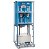 Bancada Didática de Tanques Acoplados Controlado por Computador Edibon CTAC