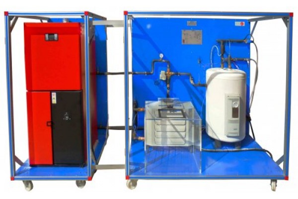 Bancada Didática de processo de biomassa controlada por computador Edibon EBMC/A 