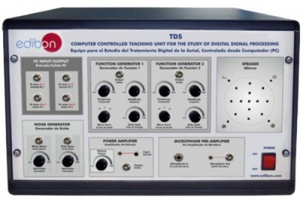 Bancada Didática para o Estudo do Tratamento Digital de Sinal Controlado por Computador Edibon TDS