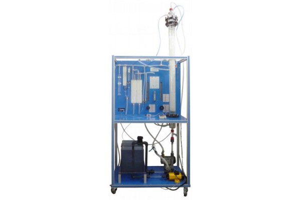 Bancada Didática de Coluna de Absorção de Gases, Controlada por Computador Edibon CAGC