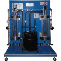 Bancada Didática de Demonstração do Ciclo de Refrigeração Controlada por Computador Edibon TCRC