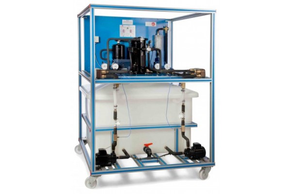 Bancada Didática de Refrigeração por Compressão de Vapor Controlada por Computador Edibon TRCVC