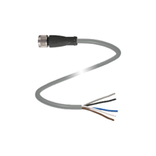 Cabo M12 5 Pinos Pepperl Fuchs V15-g-5m-pvc 5 Metros